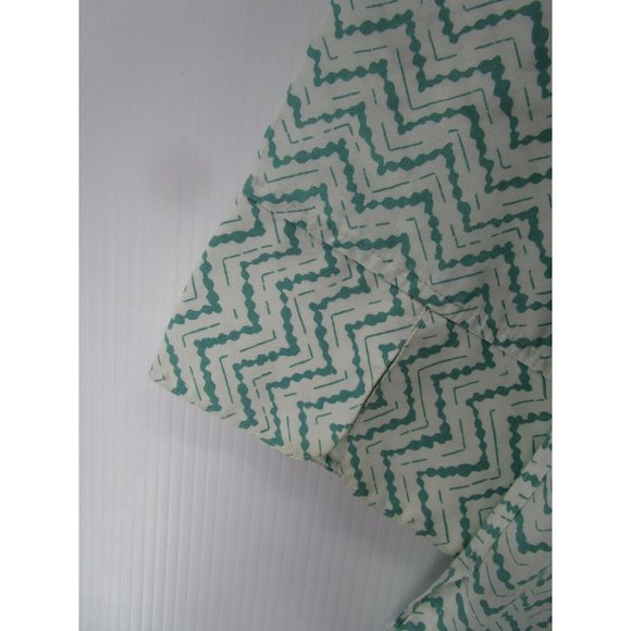 Chicos Shirt 1 White Button Down Career Preppy Slit Sleeves Woven * - Picture 9 of 11